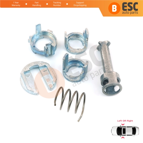 Door Lock Cylinder Barrel Repair Kit 40 mm for BMW X3 E83 X5 E53 51217035421