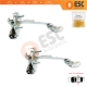 2 Pieces Rear Door Limiter Stop Check Strap Hinge for Citroen C3 MK1 MK2 2002-2016 9181.L9 
