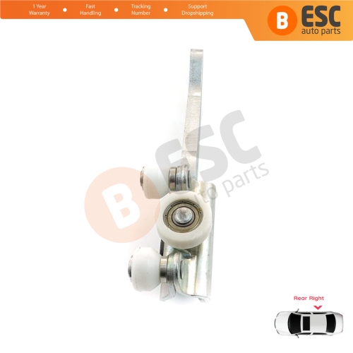 Right Side Rear Sliding Door Lower Roller Guide Hinge for VW Transporter T4 Caravelle Multivan 1990-2003 701843406B 