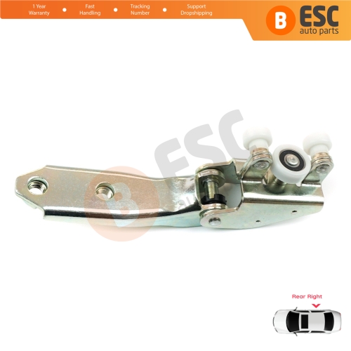 Right Side Rear Sliding Door Middle Roller Guide Hinge for VW Transporter T4 Caravelle Multivan 1990-2003 701843336A