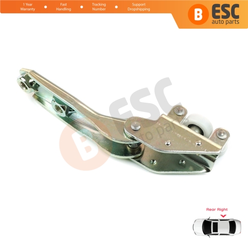 Right Side Rear Sliding Door Middle Roller Guide Hinge for VW Transporter T4 Caravelle Multivan 1990-2003 701843336A