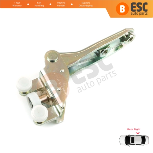 Right Side Rear Sliding Door Middle Roller Guide Hinge for VW Transporter T4 Caravelle Multivan 1990-2003 701843336A