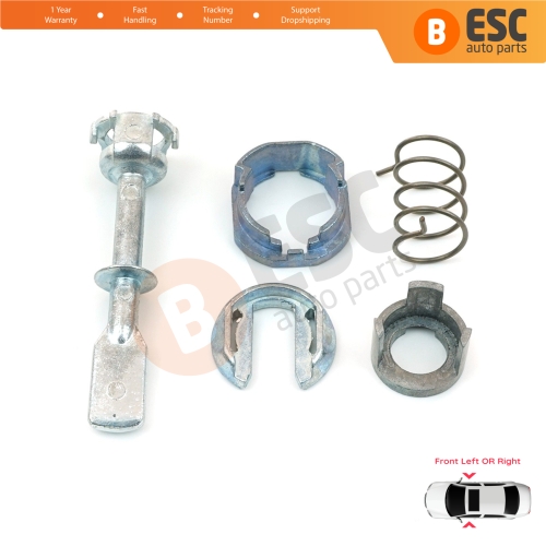 Front Door Lock Barrel 58 mm Repair Kit 6N0837223A for VW Polo 6N1 N2 1994-2001 4/5 Door 