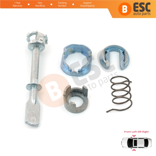 Front Door Lock Barrel Repair Kit 6K4837223A for VW Caddy 2 Seat Cordoba Ibiza Inca 6K 68 mm