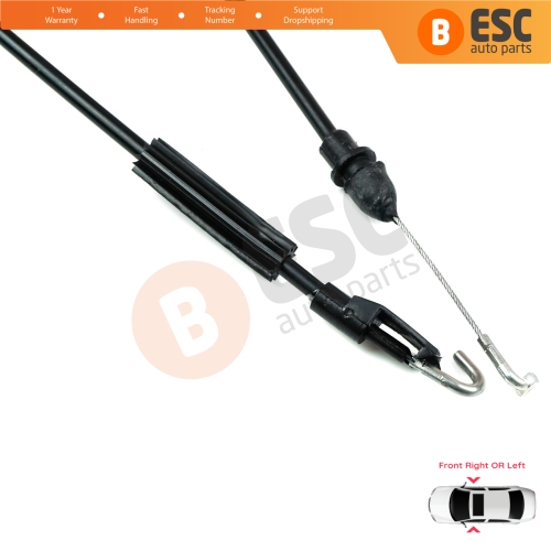 Inner Door Lock Latch Bowden Cable Front Doors for VW Passat B5 B5.5 1996-2005 Skoda Superb B5 3U 2001-2008 3U0837085