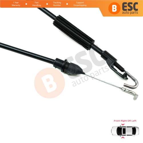 Inner Door Lock Latch Bowden Cable Front Doors for VW Passat B5 B5.5 1996-2005 Skoda Superb B5 3U 2001-2008 3U0837085