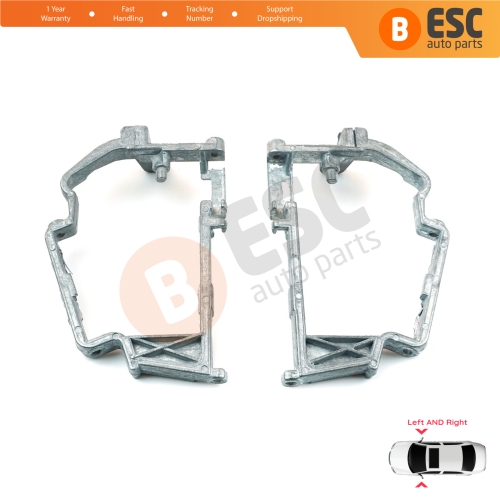 Side Wing Mirror Folding Support Repair Metal Frame Bracket Left Right for Mercedes W210 S210 W202 S202 W140