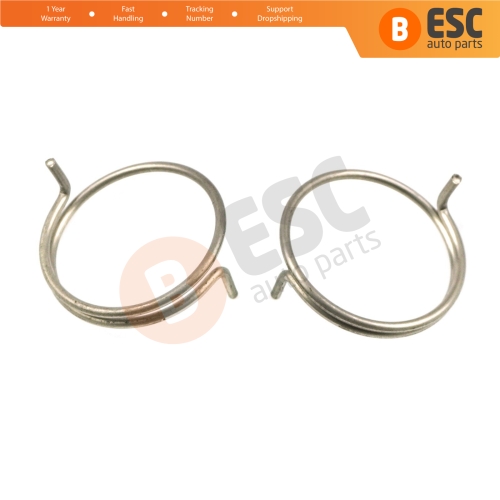 2 Pieces Door Lock Actuator Repair Springs Right and Left A1637302335 for Mercedes ML W163 1997-2005 Outer Diameter 18.8 mm