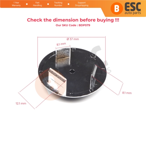 6 Speed Gear Knob Emblem Cap Replacement Decal Trim Badge for VW Audi