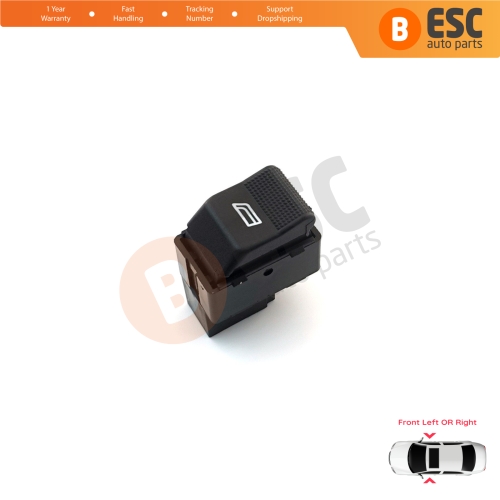 Window Switch Single Control Button 5 Pin 6X0959855B for VW Polo 6N2 Lupo 6X1 6E1 Seat Cordoba 6K2 Ibiza 3 6K1 Arosa