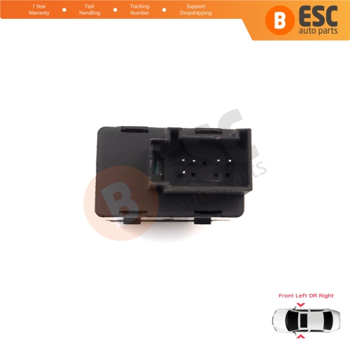 Window Switch Single Control Button 5 Pin 6X0959855B for VW Polo 6N2 Lupo 6X1 6E1 Seat Cordoba 6K2 Ibiza 3 6K1 Arosa