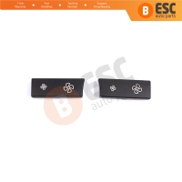 2 Pieces Heater Climate Control Air Conditioning Control 9233635 9233644 9229602 Button Cover For BMW 5 Series F10 F11 F01 F02 F03 F04