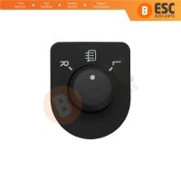 Heatable Side Mirror Switch 1J1959565F for VW Golf Bora Jetta Beetle