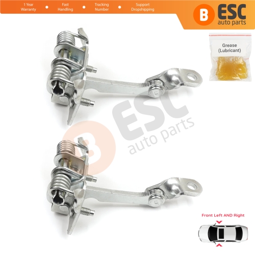 2 Pieces Front Door Hinge Stop Check Strap Limiter for Peugeot 206 1998-2016 206+ HB CC SW 9181C8 