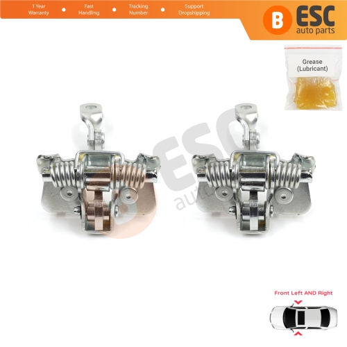 2 Pieces Front Door Hinge Stop Check Strap Limiter for Peugeot 206 1998-2016 206+ HB CC SW 9181C8 