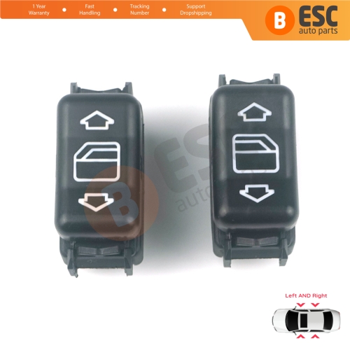 Center Console Control Window Switch 5-Pin Left Right For Mercedes W124 A124 C124 S124 W126 C126 W463 W201 190 A1248204610 A1248204510