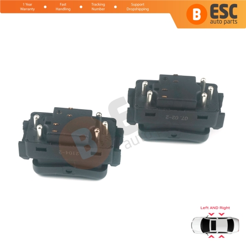 Center Console Control Window Switch 5-Pin Left Right For Mercedes W124 A124 C124 S124 W126 C126 W463 W201 190 A1248204610 A1248204510