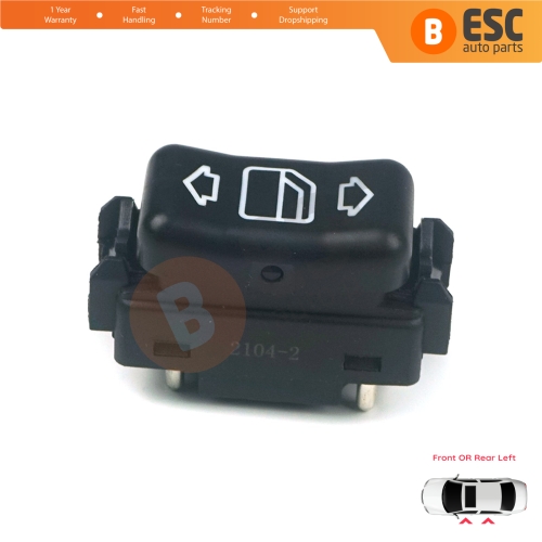 Center Console Control Window Switch 5 Pins Left For Mercedes W124 A124 C124 S124 W126 C126 W463 W201 190 A1248204610