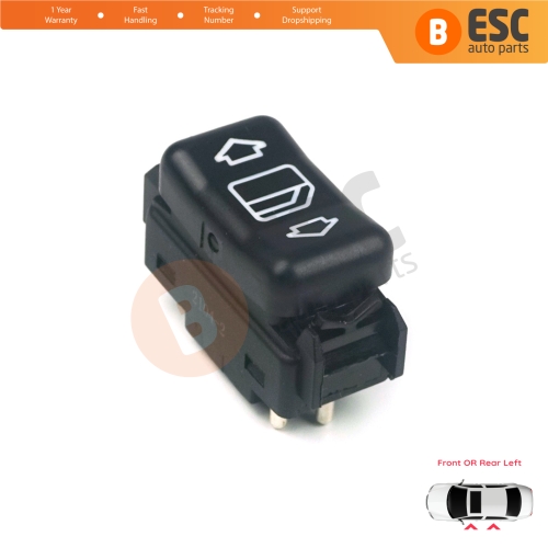 Center Console Control Window Switch 5 Pins Left For Mercedes W124 A124 C124 S124 W126 C126 W463 W201 190 A1248204610