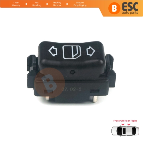 Center Console Control Window Switch 5-Pin Right For Mercedes W124 A124 C124 S124 W126 C126 W463 W201 190 A1248204510