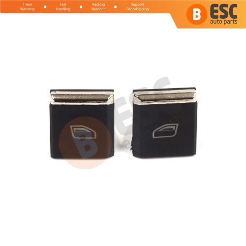 2 Pieces Front Windows Main Switch Button Cap Cover 7PP959858R DML for Porsche