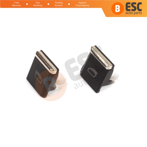 2 Pieces Front Windows Main Switch Button Cap Cover 7PP959858R DML for Porsche