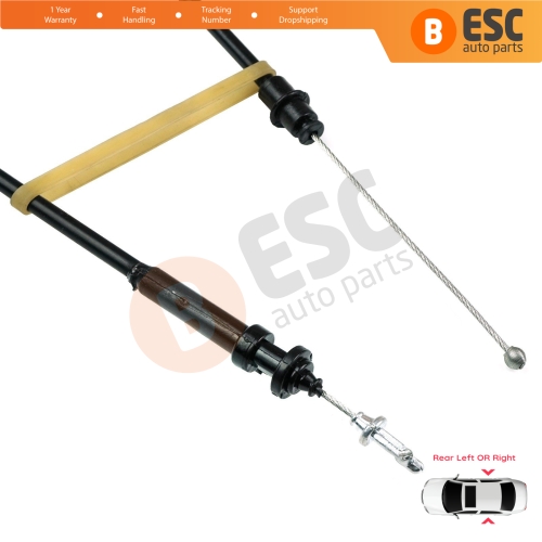 Outer Door Release Locking System Latch Bowden Cable Rear Door for VW Passat B6 B7 2005-2015 CC 3C0837017B