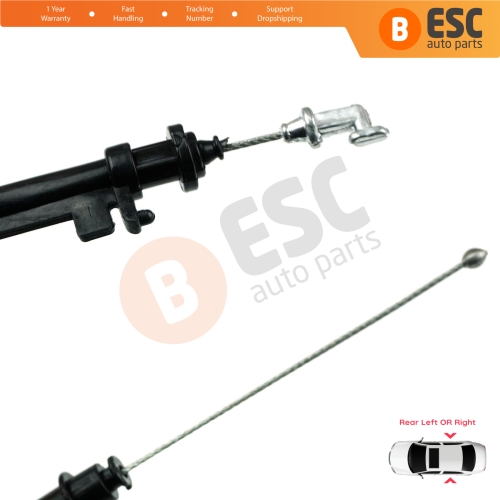 Outer Door Release Locking System Latch Bowden Cable Rear Door for VW Passat B6 B7 2005-2015 CC 3C0837017B