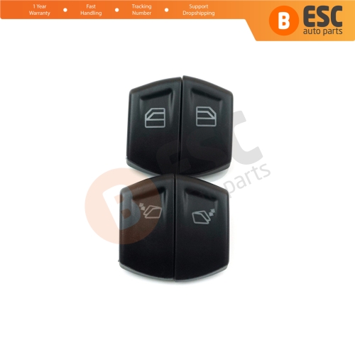 4 Pieces Main Driver Window Switch Button Cover Front Door For Mercedes Vito Viano Mixto W639 2003-2015 A6395451313