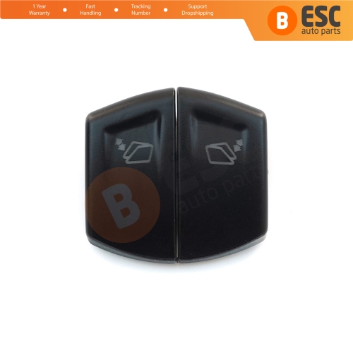 2 Pieces Main Driver Window Switch Button Cover 2nd Row For Mercedes Vito Viano Mixto W639 2003-2015 A6395451313