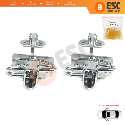 2 Pieces Front Door Hinge Stop Check Strap Limiter for Alfa Romeo 156 932 1997-2006 Sedan Saloon Estate Sportwagon 51799708