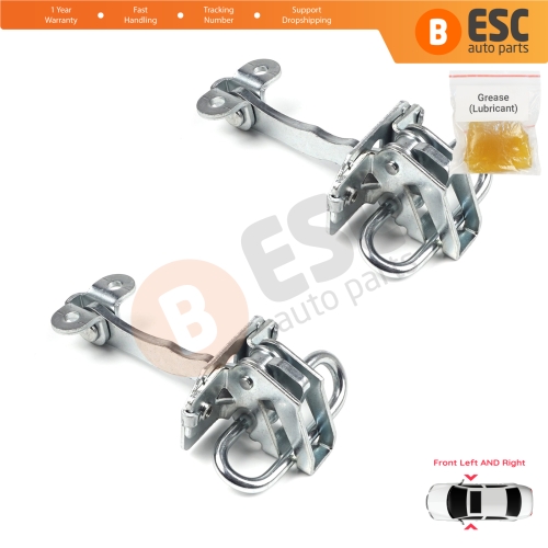 2 Pieces Front Door Hinge Stop Check Strap Limiter for Alfa Romeo 156 932 1997-2006 Sedan Saloon Estate Sportwagon 51799708