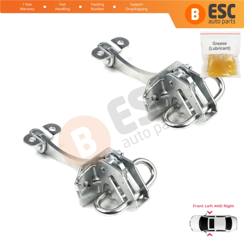 2 Pieces Front Door Hinge Stop Check Strap Limiter for Fiat Doblo Box Van Cargo MPV 119 223 2000-2010 51772768 