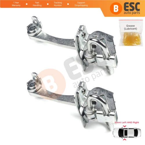 2 Pieces Front Door Hinge Stop Check Strap Limiter for Fiat Doblo Box Van Cargo MPV 119 223 2000-2010 51772768 