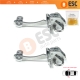 2 Pieces Front Door Hinge Stop Check Strap Limiter for Fiat Doblo Box Van Cargo MPV 119 223 2000-2010 51772768 