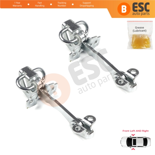 2 Pieces Front Door Hinge Stop Check Strap Limiter for Fiat Siena Palio 178 1996-2016 Albea Strada MK1 278 46844990 