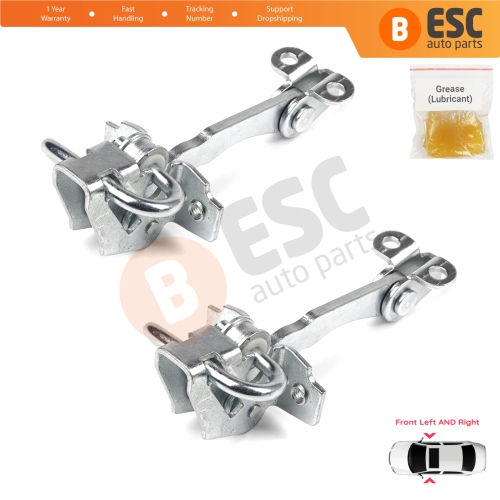 2 Pieces Front Door Hinge Stop Check Strap Limiter for Fiat Siena Palio 178 1996-2016 Albea Strada MK1 278 46844990 