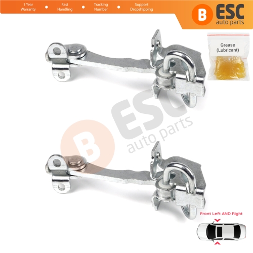 2 Pieces Front Door Hinge Stop Check Strap Limiter for Fiat Siena Palio 178 1996-2016 Albea Strada MK1 278 46844990 