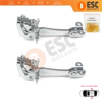 2 Pieces Rear Door Hinge Stop Check Strap Limiter for Fiat Siena Palio 178 1996-2016 Albea Strada MK1 278 46845412 