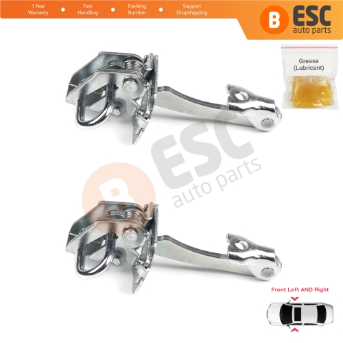 2 Pieces Front Door Hinge Stop Check Strap Limiter for Fiat Linea 323 110 Punto Grande Punto Evo 199 51799767