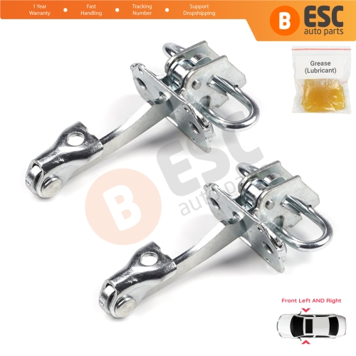 2 Pieces Front Door Hinge Stop Check Strap Limiter for Fiat Linea 323 110 Punto Grande Punto Evo 199 51799767