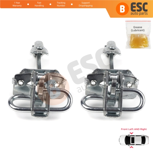 2 Pieces Front Door Hinge Stop Check Strap Limiter for Fiat Linea 323 110 Punto Grande Punto Evo 199 51799767