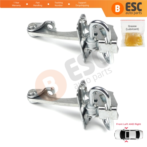 2 Pieces Front Door Hinge Stop Check Strap Limiter for Fiat Linea 323 110 Punto Grande Punto Evo 199 51799767