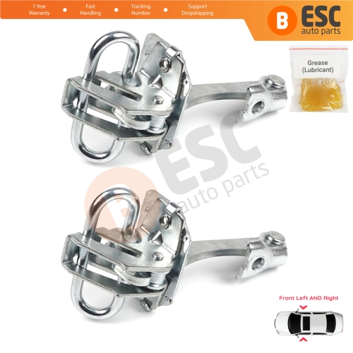 2 Pieces Front Door Hinge Stop Check Strap Limiter for Fiat Linea 323 110 Punto Grande Punto Evo 199 51799767