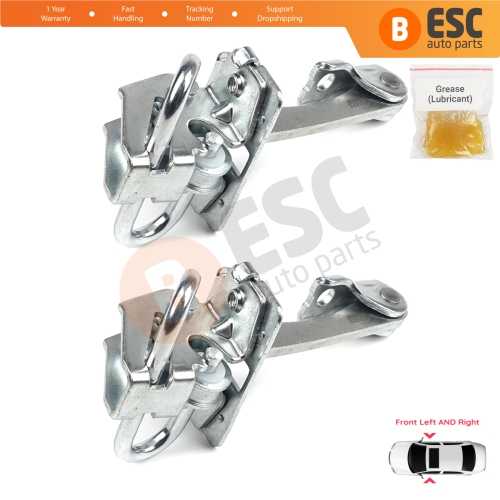 2 Pieces Front Door Hinge Stop Check Strap Limiter for Fiat Linea 323 110 Punto Grande Punto Evo 199 51799767