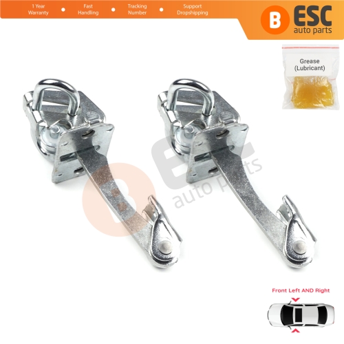 2 Pieces Front Door Hinge Stop Check Strap Limiter for Fiat Linea 323 110 Punto Grande Punto Evo 199 51799767