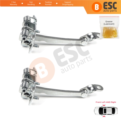 2 Pieces Front Door Hinge Stop Check Strap Limiter for Renault Kangoo MK2 824308607R 