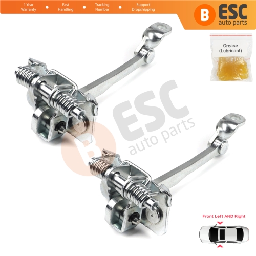 2 Pieces Front Door Hinge Stop Check Strap Limiter for Renault Kangoo MK2 824308607R 
