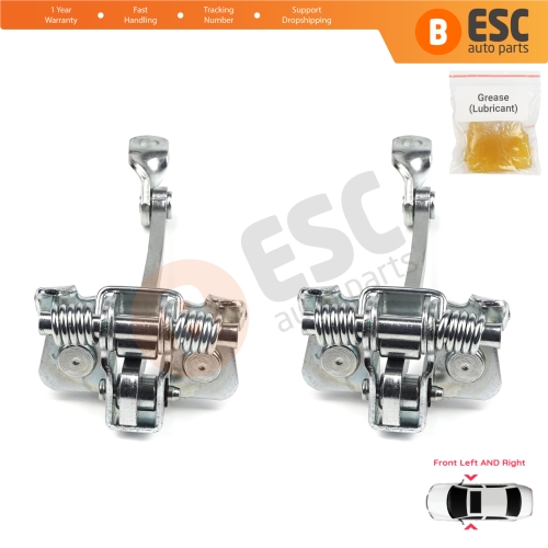 2 Pieces Front Door Hinge Stop Check Strap Limiter for Renault Kangoo MK2 824308607R 