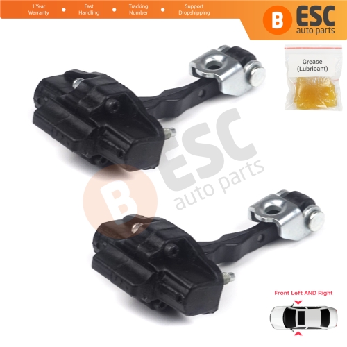 2 Pieces Front Door Hinge Stop Check Strap Limiter 4694080 for Fiat Doblo 263 Citroen Nemo Peugeot Bipper Opel Combo D